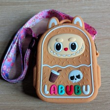 Monster Kids Crossover Bag Brown School Bag Adjustable Strap