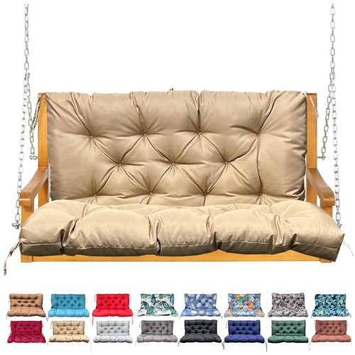 Khaki porch swing cushion - khaki,