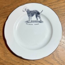 Rare Royal Grafton Bedlington Terrier 16cm Side Plate PERFECT