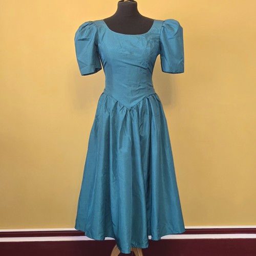 Vintage 1980s green bridesmaid - 1980s,