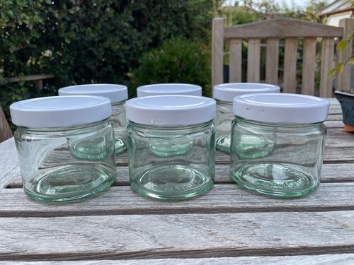 Empty round clear glass jam - glass,