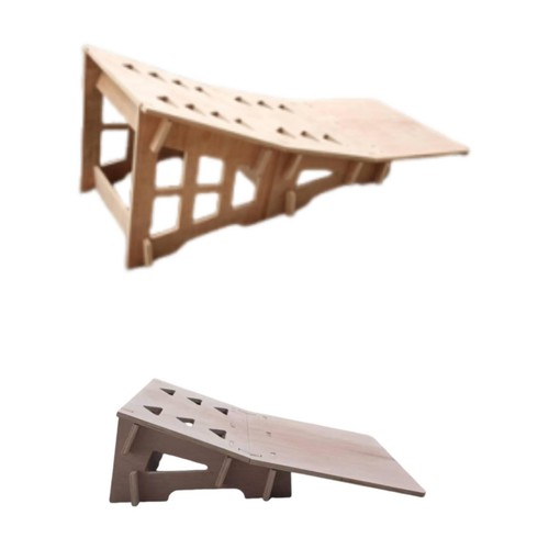 Mountain bike jump ramp - bike,