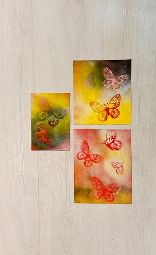 Handmade graffiti butterfly - handmade,