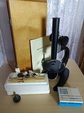 Vintage School Microscope with