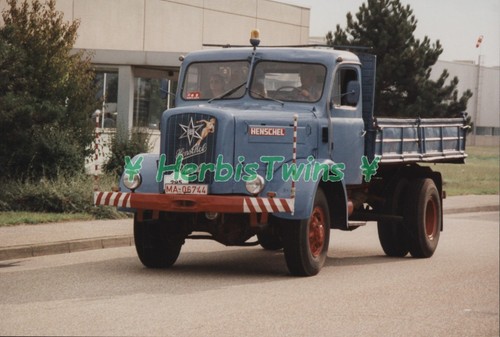 Original photo truck henschel - original,