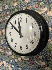 Large Smiths Sectric Vintage Factory / Station  Wall Clock - 24in Diameter