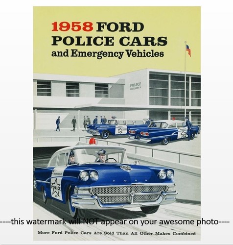 1958 ford police car photo - 1958,