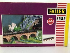 FALLER N SCALE 2585 SINGLE TRACK ARCHED BRIDGE KIT + BOXED