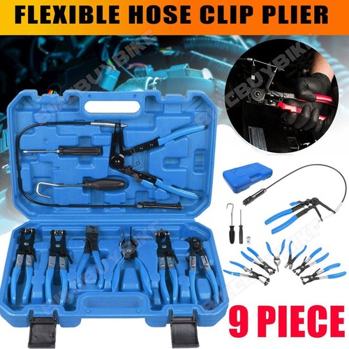 9pc hose clamp pliers kit - 9pc,