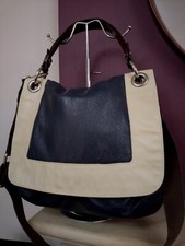  ORLA KIELY LARGE LEATHER SATCHEL.. CROSSBODY BAG RARE VINTAGE.?