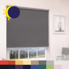 BLACKOUT ROLLER BLIND 100% THERMAL PREMIUM BLACKOUT LINING CHILD SAFE