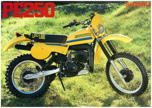 Suzuki brochure pe250 1980 - t,