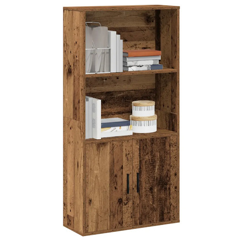 Bookcase 60x24x120cm old wood - 60x24x120cm,