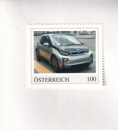 Stamp austria car bmw - bmw, i3