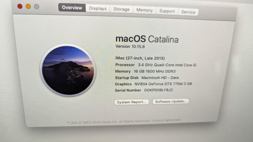 Apple imac 27in late 2013 - apple,