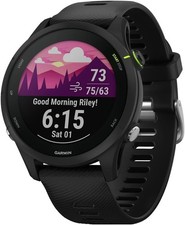 Garmin Forerunner 255 Music HRM With GPS Watch Black Running Padded Safety Road