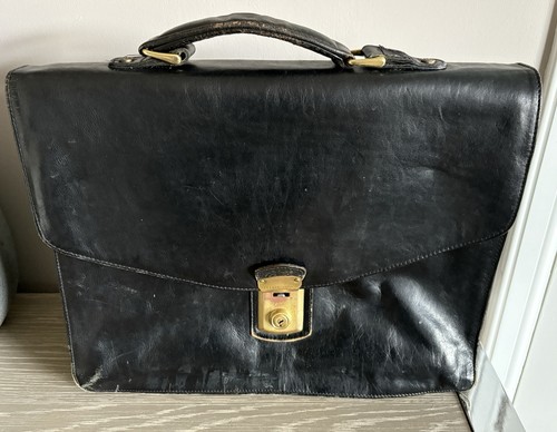 Vintage hidesign black leather - hidesign,