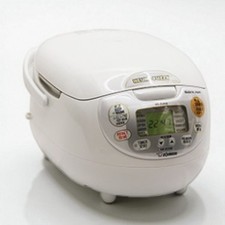 Zojirushi NS-ZLH10-WZ 220V Micom Rice Cooker 5.5 Cups Premium White Japan