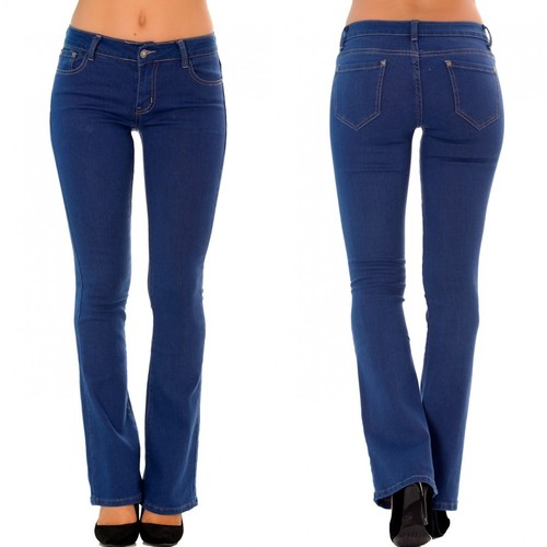 Ladies blue classic bootcut - classic,
