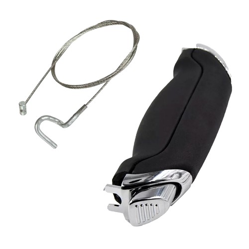 Hand brake with cable - with, line