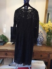 Jigsaw Gothic Black Dress