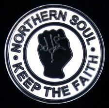 NORTHERN SOUL ENAMEL BADGE - 3