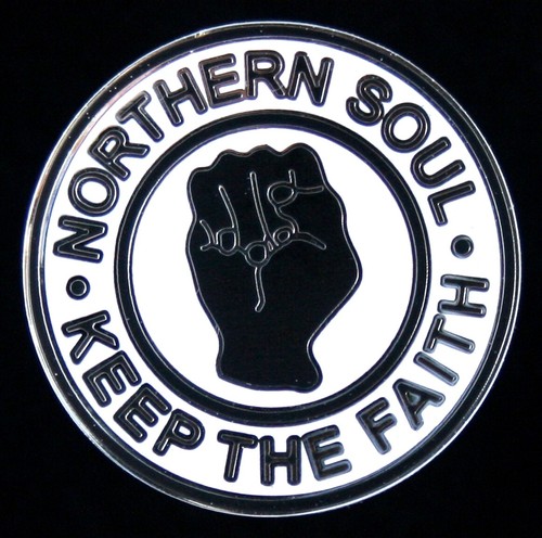 Northern soul enamel badge 3 - -,