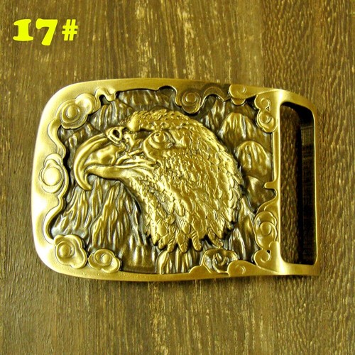 Solid brass belt buckle - brass,