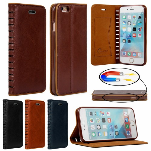 Slim flip wallet leather case - slim,