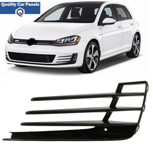 Front bumper fog grille gloss - bumper,