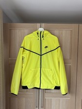 Nike Tech Aeroshield Windbreaker Jacket Men’s Size L – Neon Yellow / Black