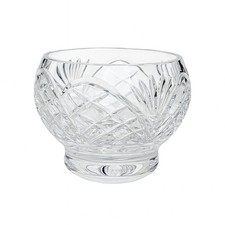  Footed Bowl ~ Vintage ~ Punch candy Bowl ~ Centerpiece Bowl clear 