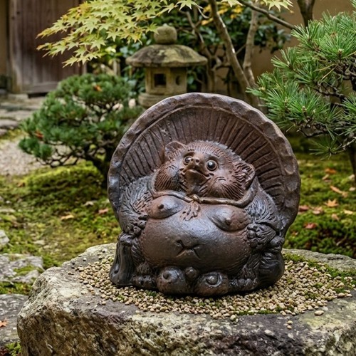 Shigaraki ware tanuki - shigaraki,