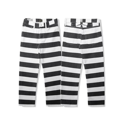 Men retro black - men, stripe