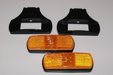 2 X AMBER TRAILER LED SIDE MARKER LIGHT FOR IFOR WILLIAMS BRIAN JAMES BLUE LINE