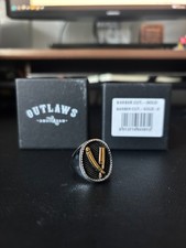 Outlaws Amsterdam Barber Cut - Gold Ring Size 8