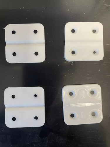 Plastic hinges 4cm - plastic, hinges,