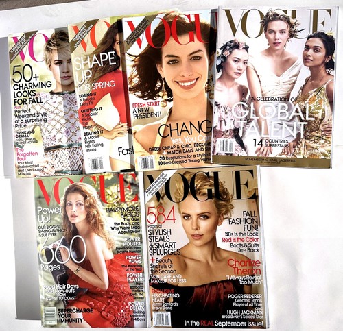Vogue magazine lot includes - vogue,