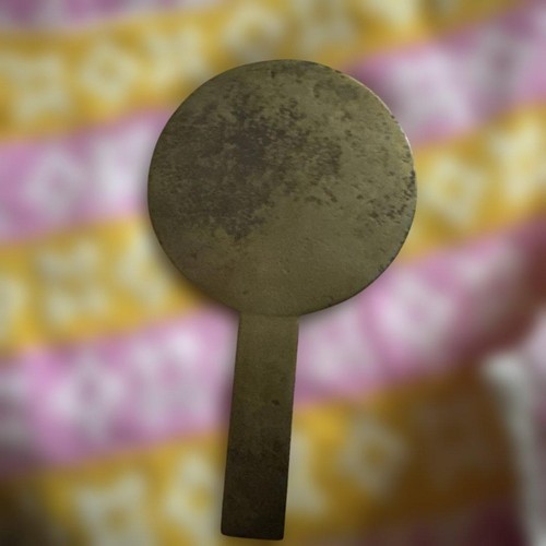 Japanese bronze mirror - japanese, copper