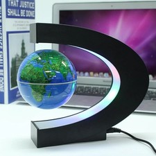 Levitation Anti Gravity Globe Magnetic Floating Globe World Map LED Light UK