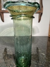 Vintage Empoli Green Art Glass