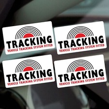 4 x Signs Vehicle Tracking