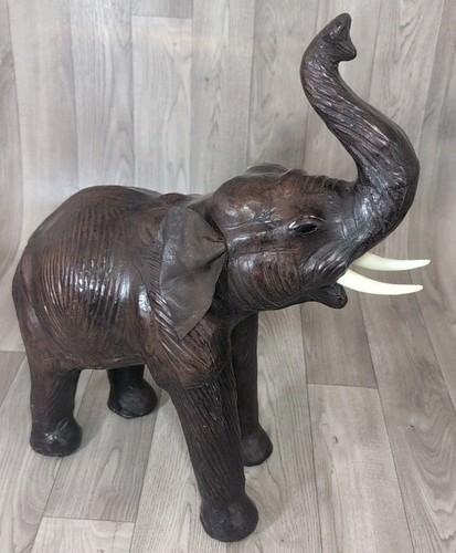 Leather wrapped elephant jumbo - wrapped,