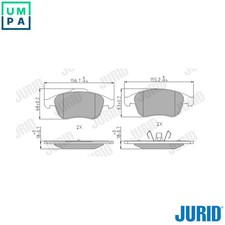 BRAKE PAD SET DISC BRAKE