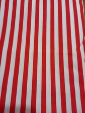 Red And White Stripe Curtains To Fit T4 T5 T25  Vw Campervan