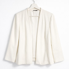 Roman Ivory Jacket UK 16 Open