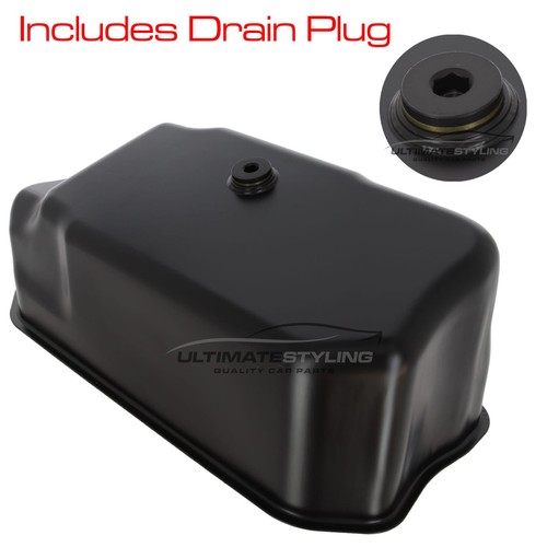 Engine oil sump pan - oil, fits