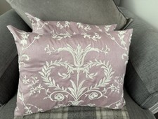 Laura Ashley JOSETTE Pair Of Cushions In Amethyst 35 X 25 Cm