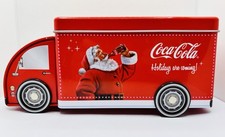 Coca-Cola Christmas Truck Money Tin Money Box Holidays are Coming Storage Tin