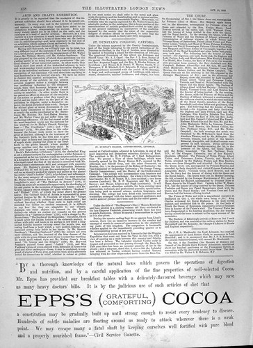 Old antique print 1888 - print, st